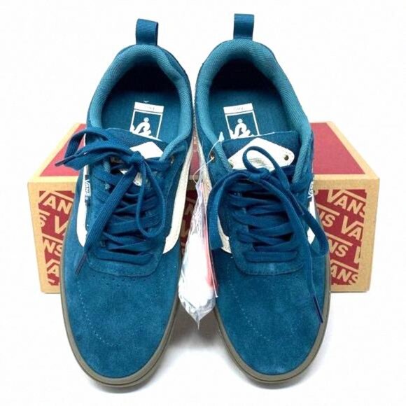 💖MEGA SALE💖VANS Women's 8 KYLE WALKER Pro Dark VN0A2XSG0WP Dove Atlantic Suede - Picture 2 of 10